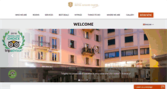 Desktop Screenshot of hotel-luganodante.com