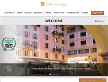 Tablet Screenshot of hotel-luganodante.com
